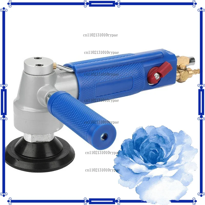 Water-fed Pneumatic Grinder, 3-inch & 4-inch Disc and Square Polishing & Grinding Machine