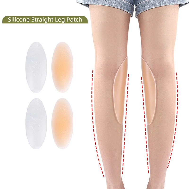 1/2pcs Contouring Silicone Calf Pads Self Adhesive No-Show Invisible Calves Support Reusable For Legs Shape Pads