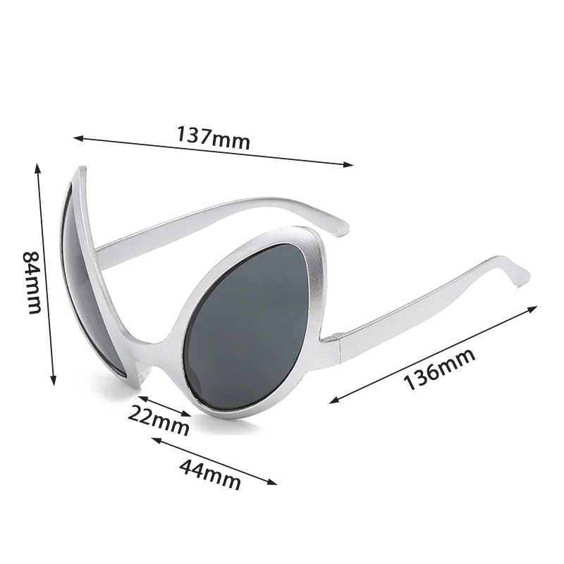 GWAWG 4 Paires Lunettes De Soleil Alien - Accessoires Cosplay Et Fête Fun