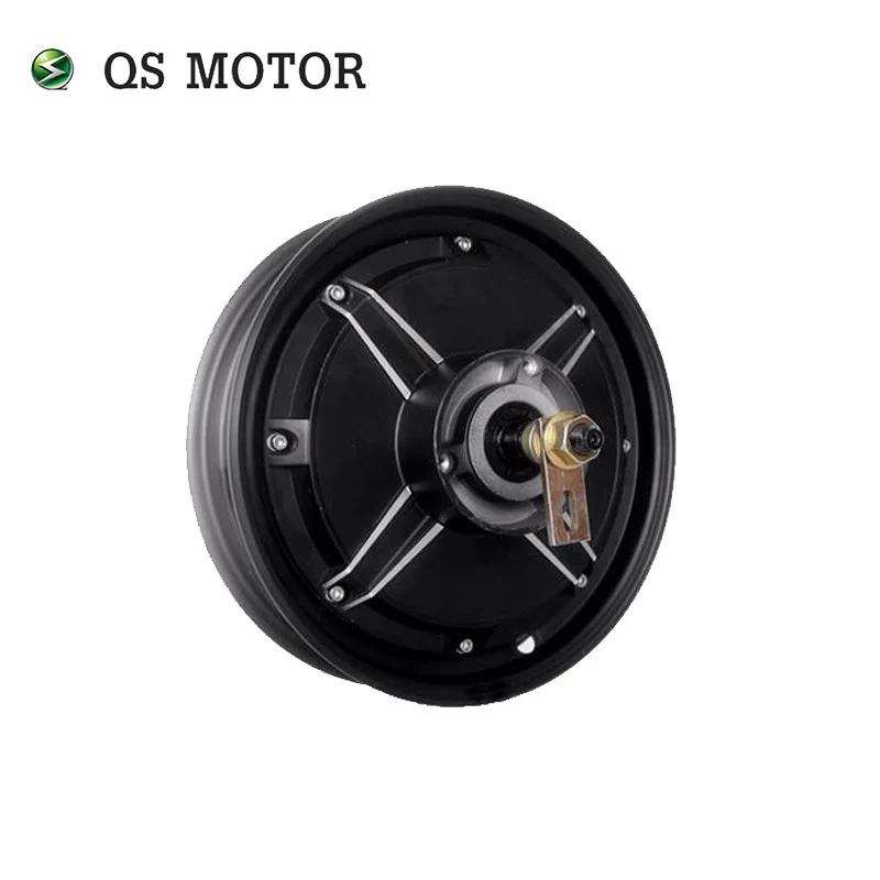 QSMOTOR QS205 10 Inch 4000W 55H V3 Brushless DC Hub Motor for Electric Scooter Motorcycle High Power Wheel Drive Conversion Kit