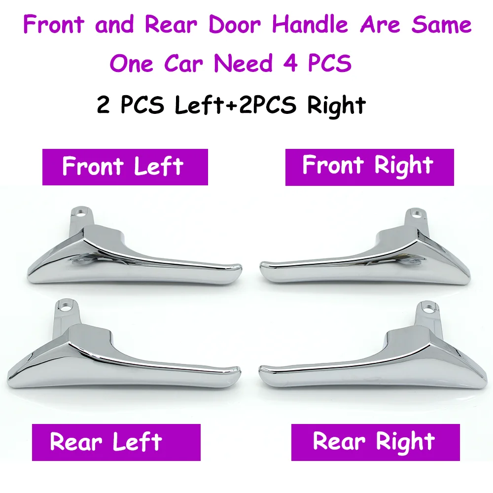 W211 W219 1PCS/2PCS Car Front Rear Left Right Chrome Door Pull Handle For Mercedes Benz E CLS Class E320 2117660124 2117660224