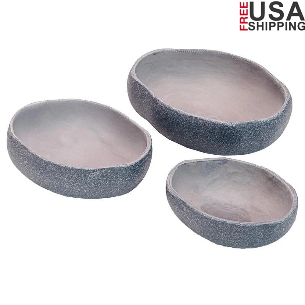 

Rustic Bowls Set of 3 Nesting Bowls Outdoor Play Early Childhood Learning Transport Display Washable Durable Sorting and Volume