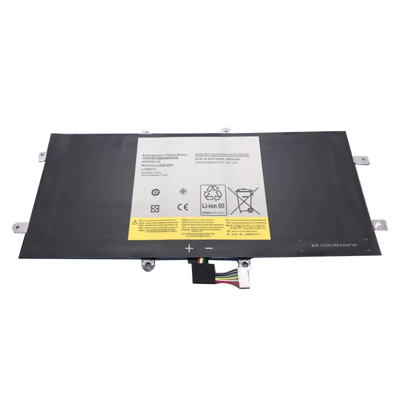 Imagem -02 - Lmdtk Nova L11m4p13 Bateria do Portátil para Lenovo Ideapad Yoga 11 11s 14.8v 42wh 2840mah