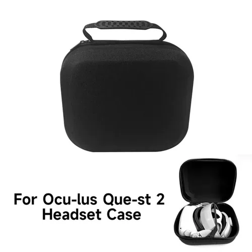 Imagen 2 del producto Bolsa para Oculus Quest 2 /Meta Quest 3/ Pico 4, cajas portátiles, auriculares VR, Estuche de transporte de viaje, caja de almacenamiento dura de EVA