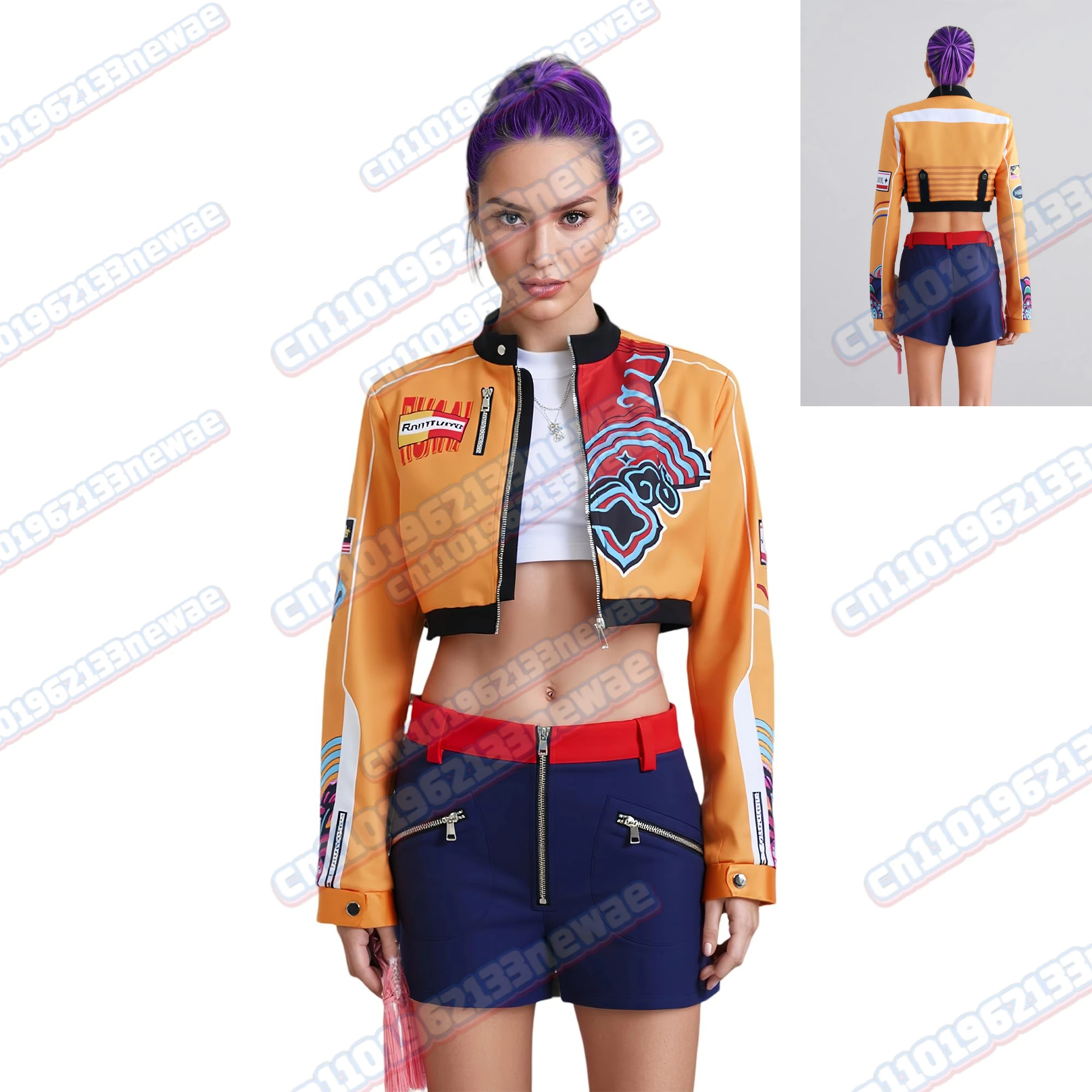 

MINISO new 2025 Rumi Cosplay Costume MiuKoCosplay Anime KPop Demon Hunters Cosplay high-quality High discount