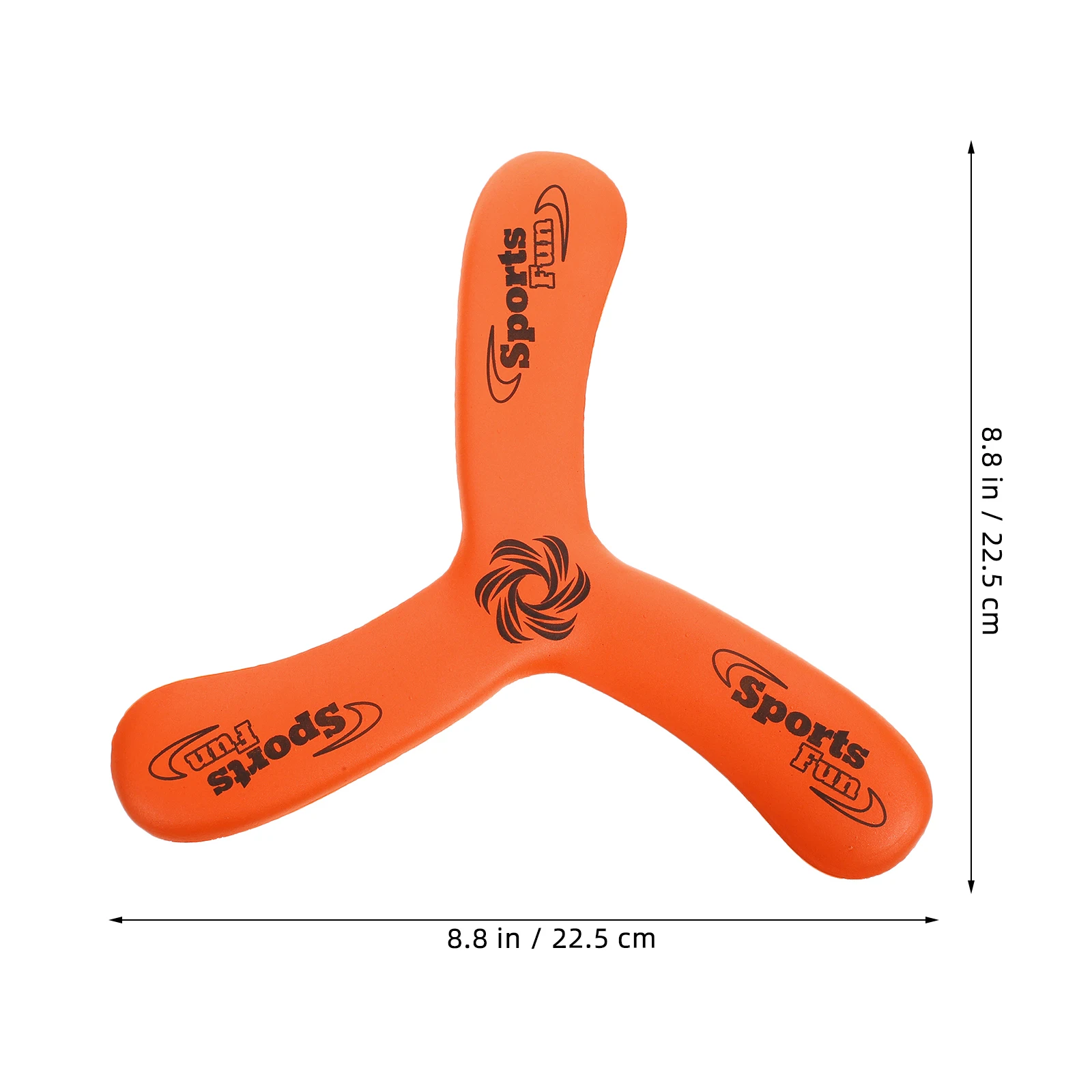 Crianças boomerang macio três folhas cruz-crianças interativo ao ar livre educação precoce quebra-cabeça descompressão brinquedo voador para criança