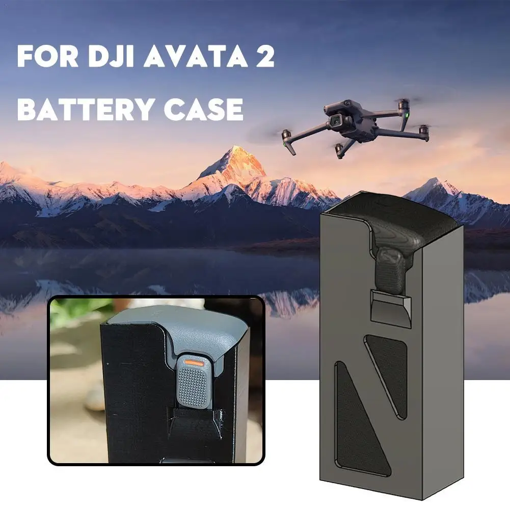 Uav PTZ Accessories Shuttle Petg Battery Protection Case Aerial Camera Battery Storage Case for dji AVATA 2