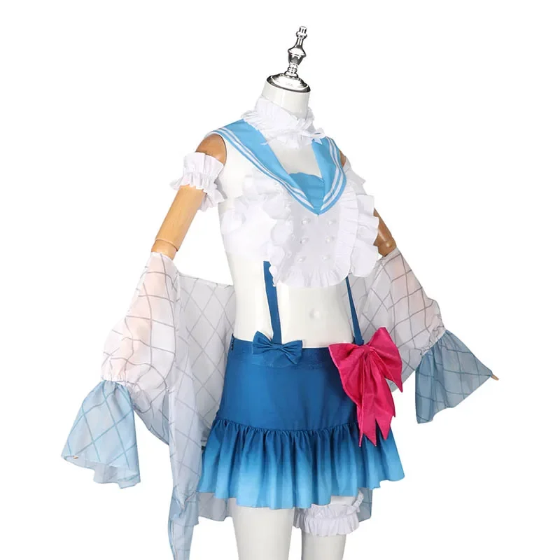 Anime Ata ku Cosplay Costumes pour femmes, frais et doux, vêtements pour femmes, uniforme de jeu en plis, fête d'Halloween