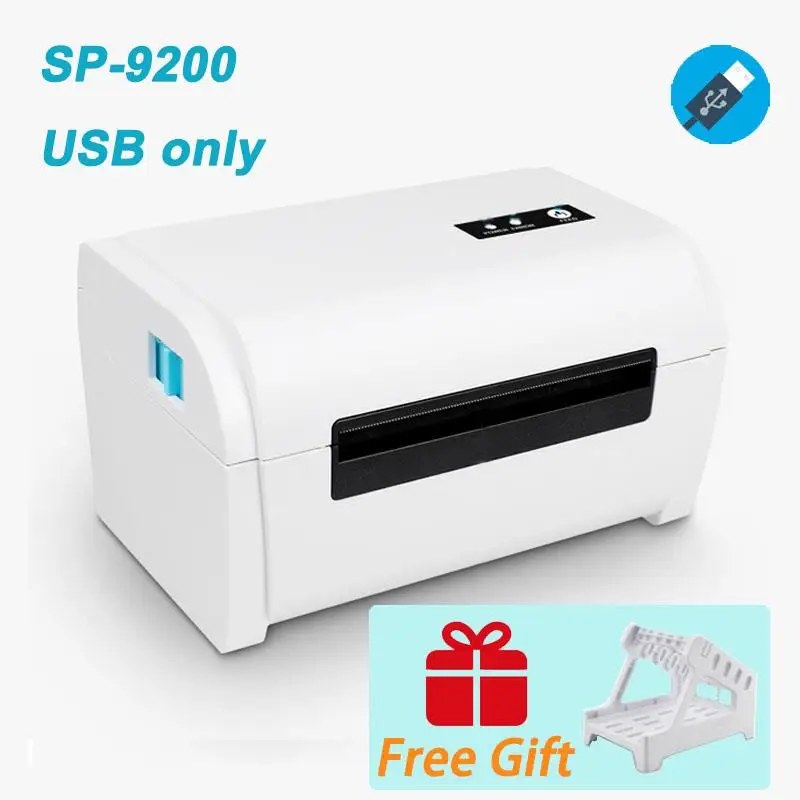 New! 9200 Shipping Label Express Waybill Thermal Printer Price Barcode QR Code Sticker Printer40-110 MM USB Bluetooth WIFI 4