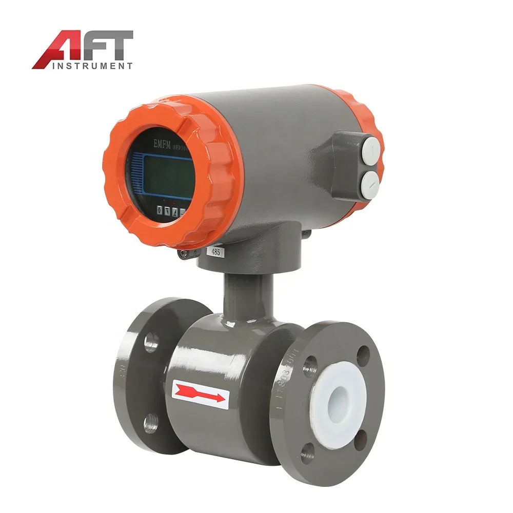 

Dn50 1.6mpa online electromagnetic flow meter nh4cl hydrochloric acid flocculant flowmeter Magnetic flow meter