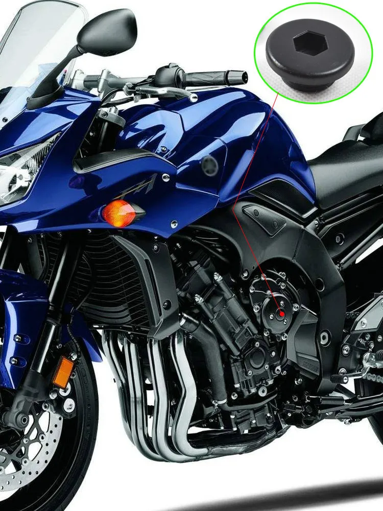 Per Yamaha R1/R6/FZ1/FZ1000 Specifica - Vite corpo cilindro motore coperchio laterale motore magnetico moto