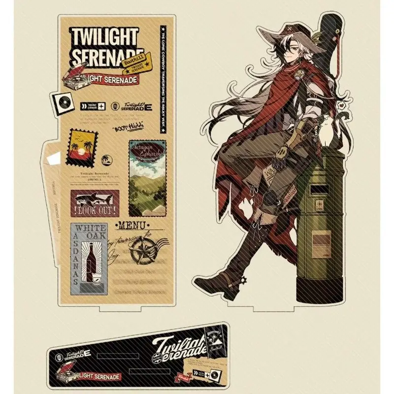 

Новая акриловая подставка Boothill в стиле вестерн, ковбой, Honkai Star Rail, коллекция игровых товаров, кавайная фигурка, декор для стола, милый орнамент, друг