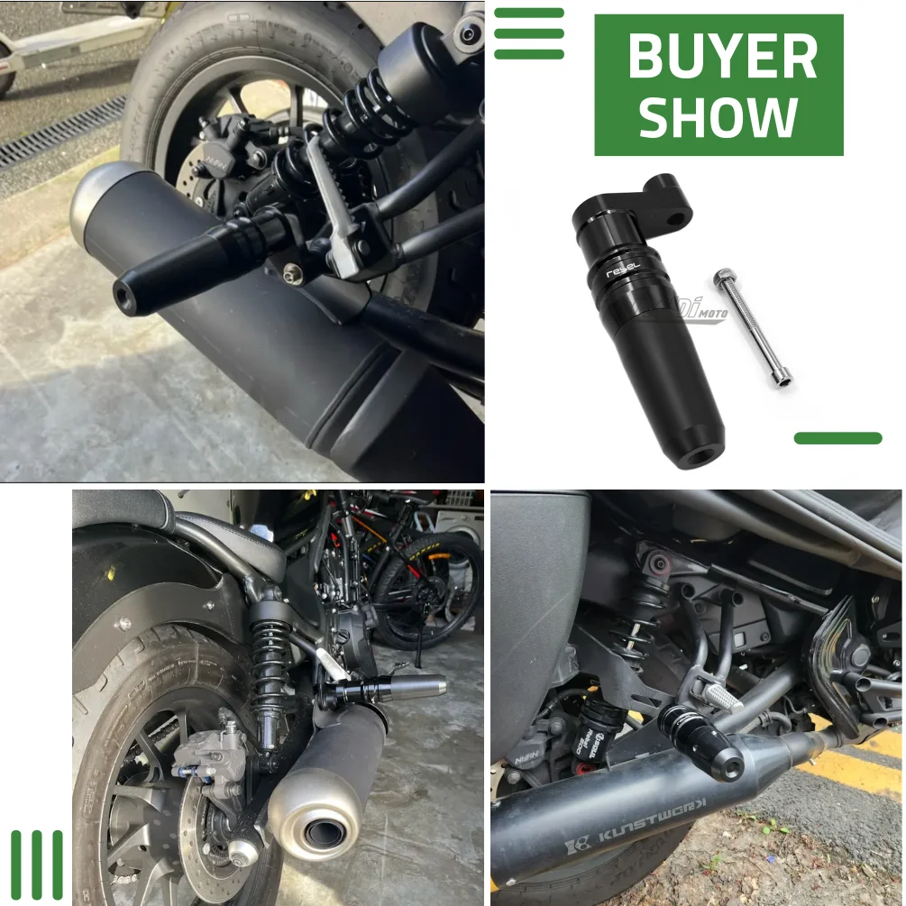 CMX500 CMX300 Uitlaat Frame Sliders Valblokken Voor Honda Rebel CM CMX 300 500 2017-2024 Motorfiets Falling Protector accessoires