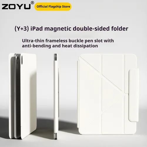 Imagen 1 del producto Funda ZOYU magnética para iPad A16 de 10. a generación, para iPad Pro 11 13 12,9 Air 11 Air4/5 con funda plegable magnética desmontable en forma de Y