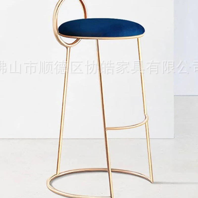 

Makeup Anti Scratch Bar Chair Reinforce Wrought Outdoor Waiting Bar Stool Counter Office Taburetes Altos Cocina Home Furniture