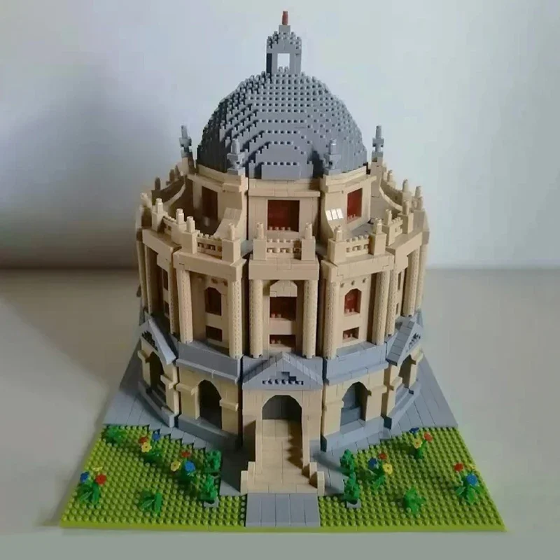 Lezi-Mini bloques de construcción de arquitectura mundial para niños, juguete de ladrillos para armar Escuela Universitaria, jardín, Oxford, sin caja, 8031