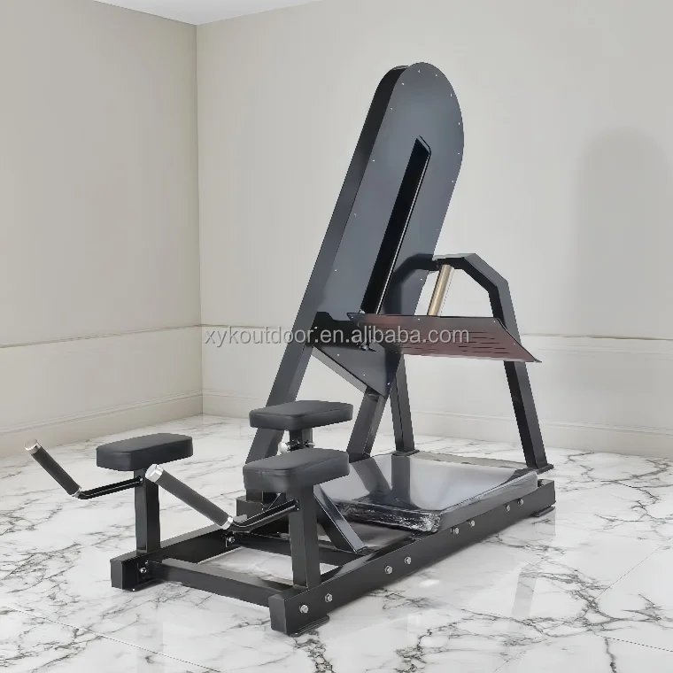 Gym Commercial Fitness Equipment Leg Extension Hip Abductor Trainer Strength Training Plate Loaded Glute Press Steel Safety Back