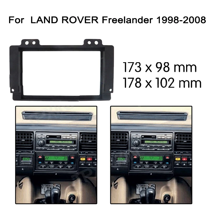 

Car radio Frame Panel Auto Radio Stereo Fascia For LAND ROVER Freelander 3 Dash Plate Facia Panel Mount Trim Kits Frame Adapter