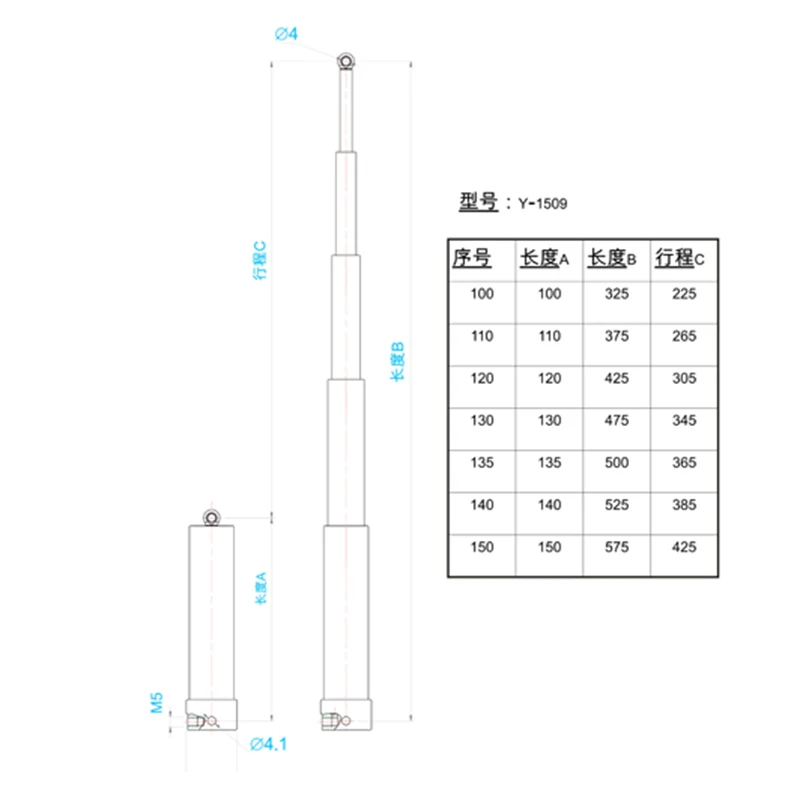 Siłownik hydrauliczny z mosiądzu Lesu do 1/14 RC wywrotka DIY Model Tamiyaya