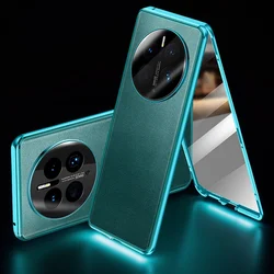 Metal Phone Case For Honor X9C Smart X9B X9A X7C X7b magic 6 7 Pro 4 Lite 5G Temper Glass Lens Protect Leather Back Cover cases