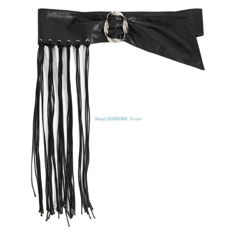 N7YF ヤッピー フリンジ ガードル ベルト ヒップ スカーフ エレガント ベルト ラップ ドレス ホルター ドレス ユニークなフリンジ スカート ラップ レディース用