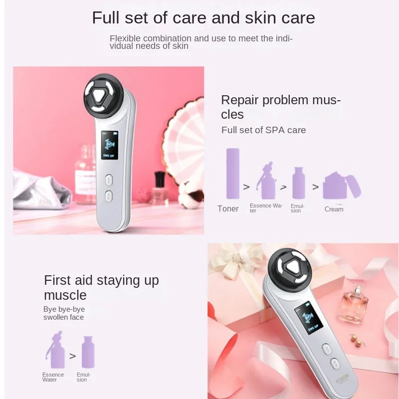 Free Shipping Beauty Face Export Infusion Machine Skin Rejuvenation Household Face Cleaning Lifting Firming Beauty Instrument