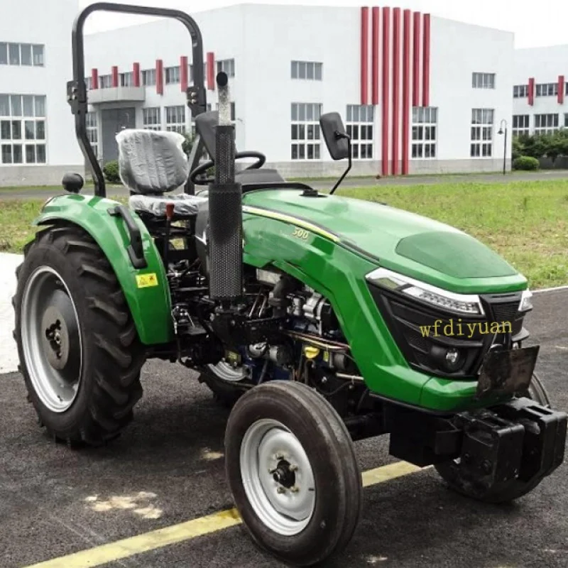 durable：farm tractors for agriculture 4 wheel 80hp A/C Cabin diyuan tractor