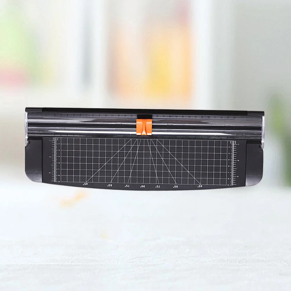 1 قطعة A4 الة قطع الورق المتقلب الثقيلة المقصلة آلة الحرفية قاعدة شبكية للمنزل مكتب المدرسة استخدام قفل أمان #3