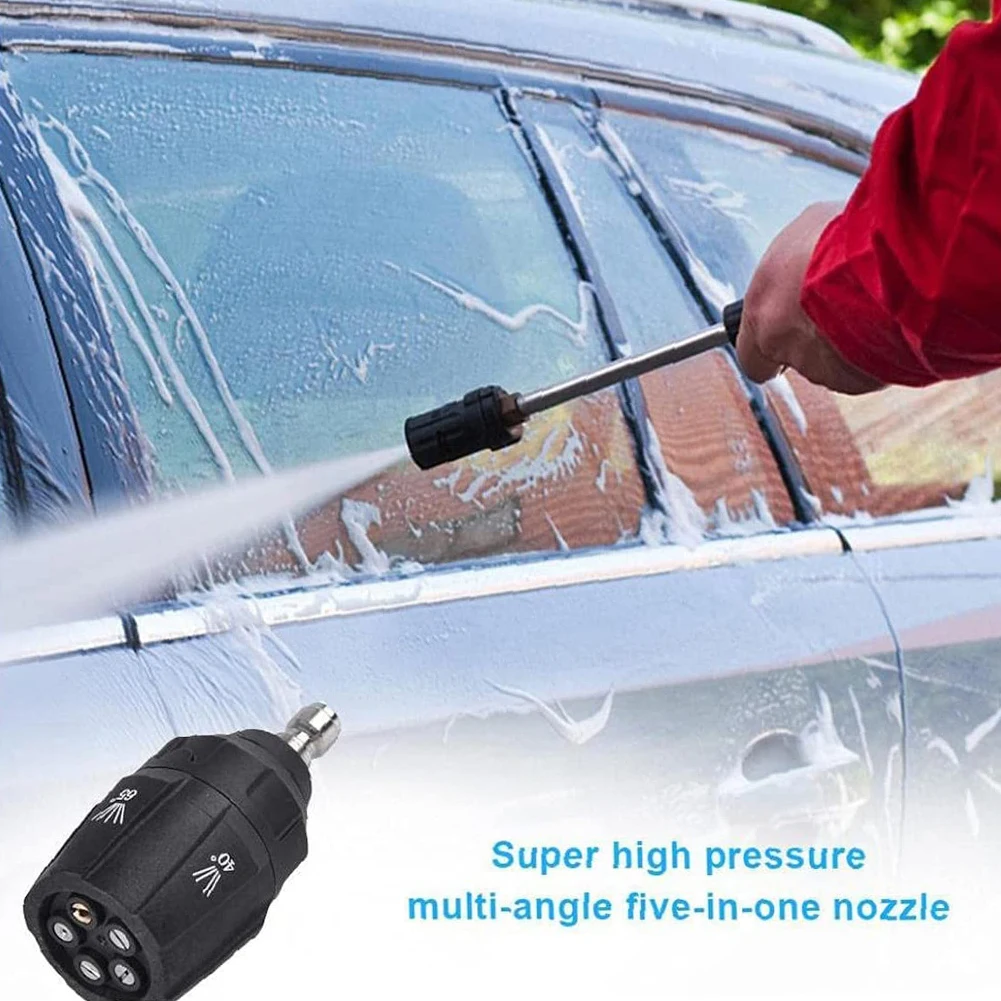 High Quality Brand New Nozzle Pressure Washer Pressure Washer Accessories 0/15/25/40/65 Degrees Multi Rotating Spray