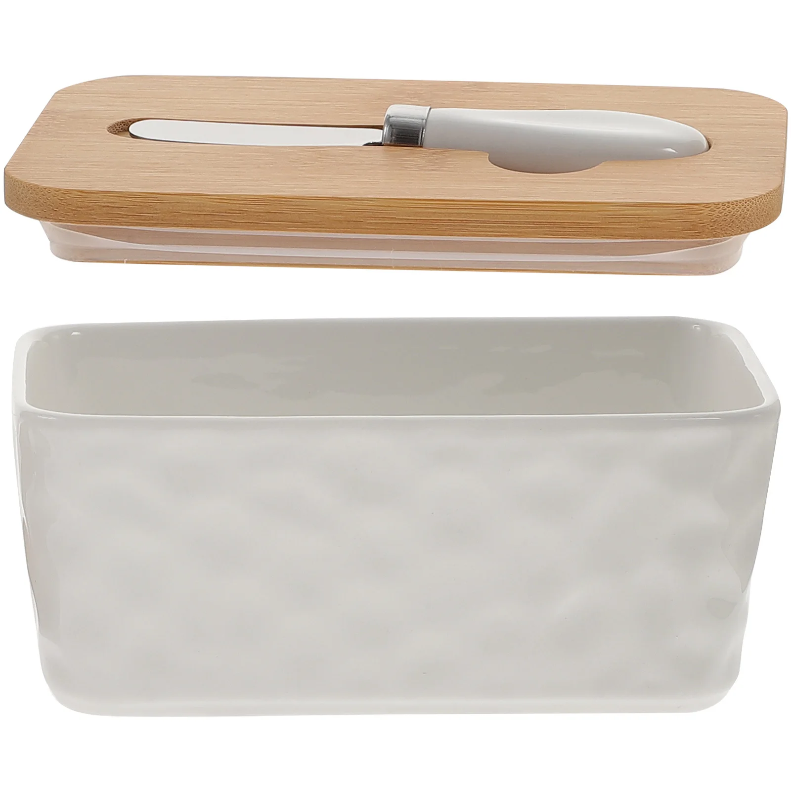 

1 Set Reusable Container Wear-Resistant Premium Material Freezer Storage Butter Keeper Small Butter Box Odor-Proof Fresh Storage