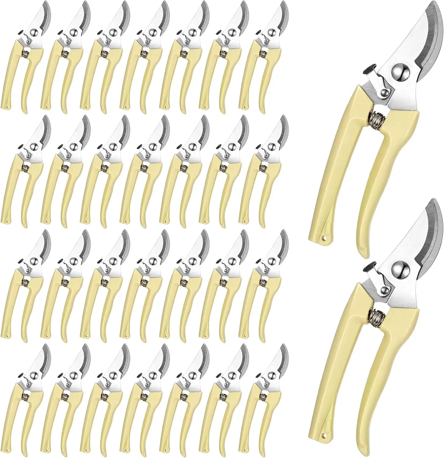 مقصات زهور الحديقة Chumia 30 - مقص تقليم شديد التحمل ومقص تشذيب - مقلم يدوي للبستنة في الفناء - بيج #1