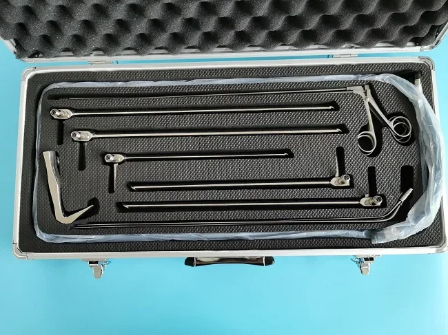 

ENT esophagoscope tube with fiber/esophagoscopy set/esophageal forceps