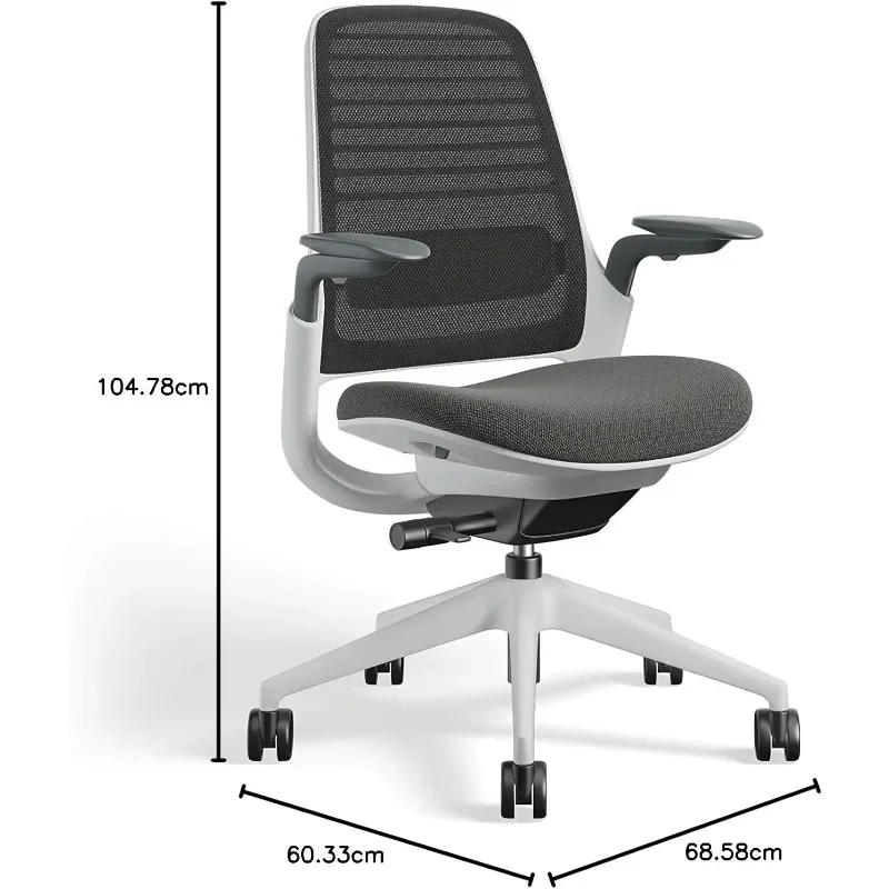 Sedie da ufficio-sedie da lavoro ergonomiche con ruote, adatte per moquette-aiutano a migliorare l'efficienza del lavoro