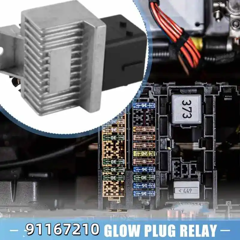 

1PC Glow Plug Control Unit Relay Module 93858431 For Nissan Navara D40 2.5 07-15 Durable Automotive Tools