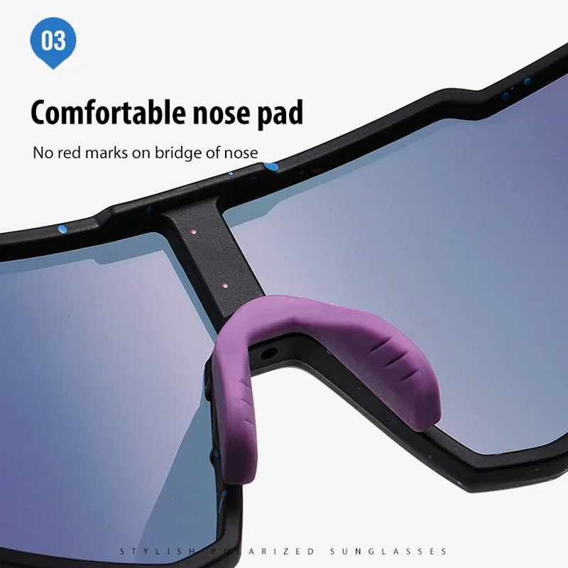 KIZN 편광 스포츠 야외 근시 선글라스 2025 새로운 TR90 프레임 남성 여성 안경 하이킹 처방 고글 -0.50 ~ -10