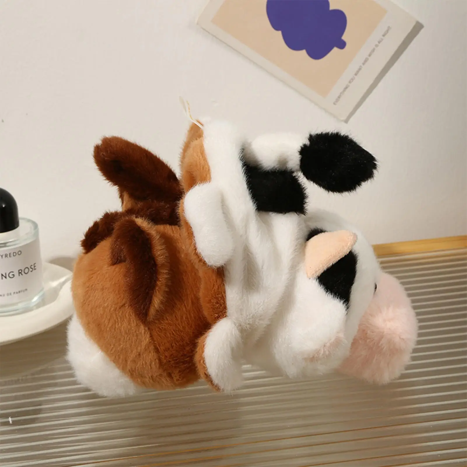 

Stuffed Cow Plush 13.7-inch Reversible Figure Decor Horse To Cow Plush Toys For Kids For Kids Girls Boys Girlfriend Valentines