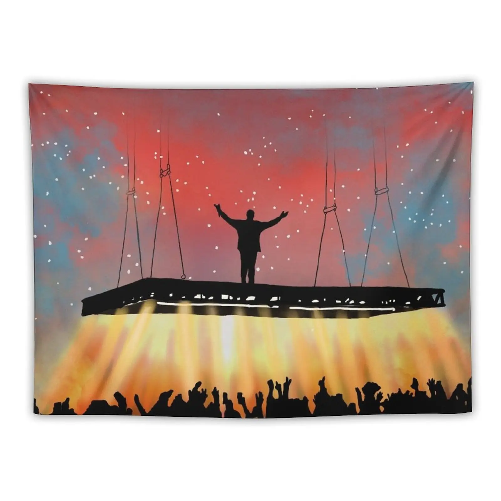 Kanye Pablo Tour Tapestry Room Decor Aesthetic Wall Decoration Items Nordic Home Decor Tapestry