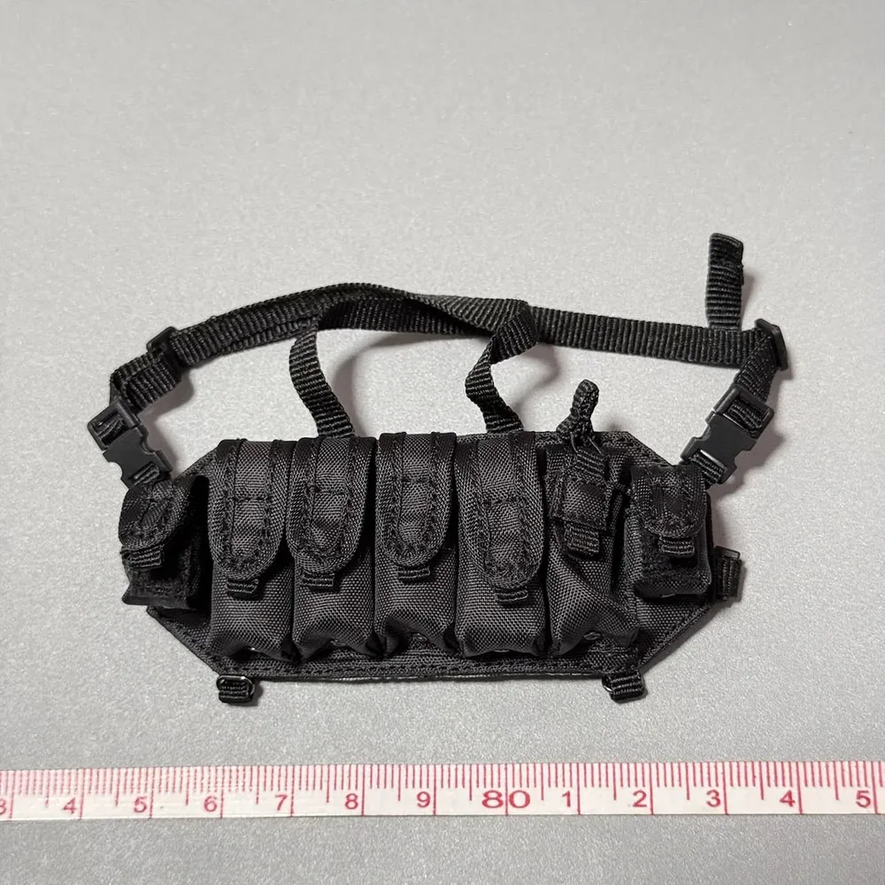 1/6 EASY&SIMPLE ES 26065RA US. Lalka żołnierz CAG figurka czarna kamizelka na klatkę piersiową kuloodporny pas biodrowy dla 12-calowej lalki akcji