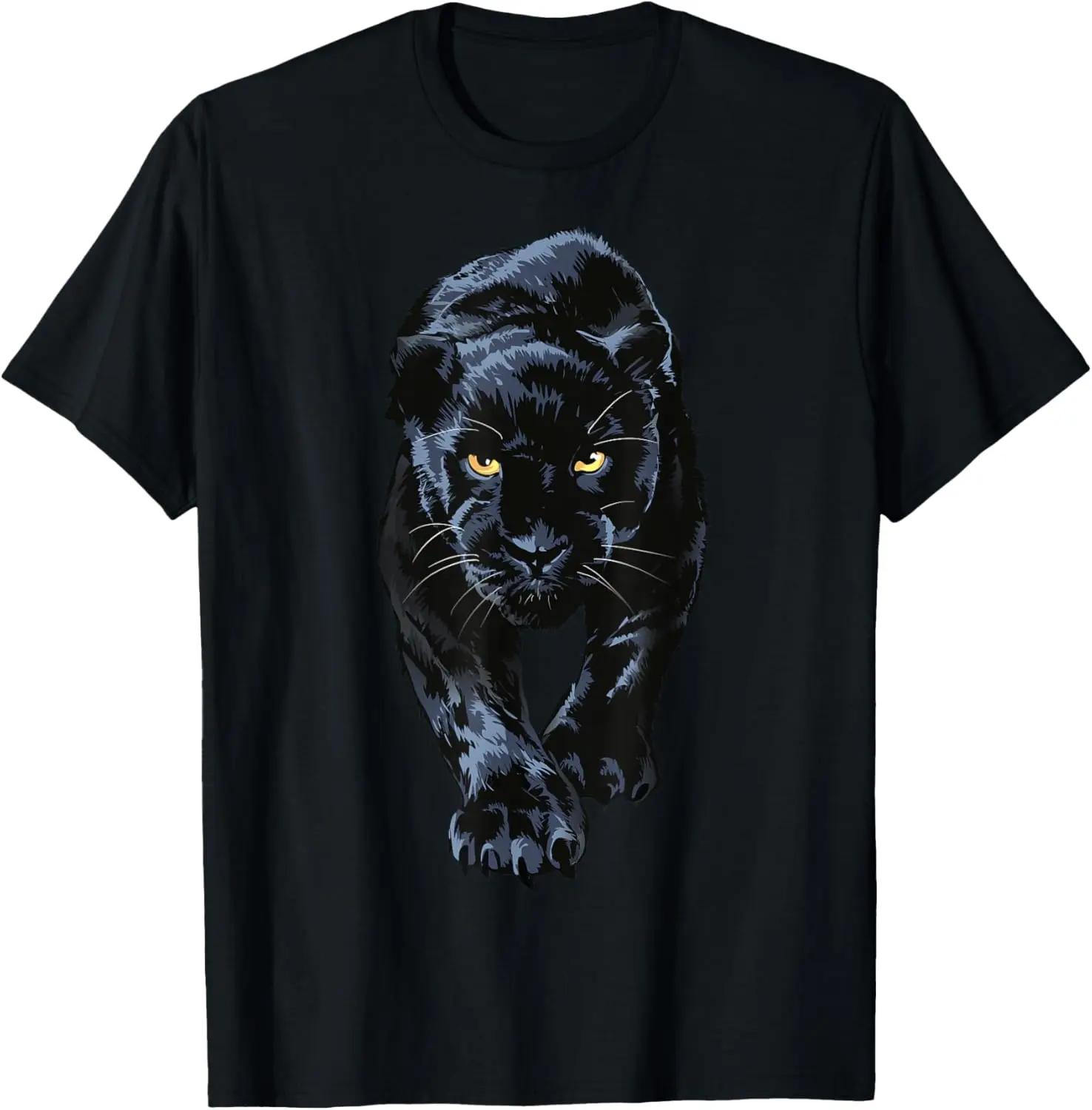 black panther walking for lovers Animal leopard & jaguar T-Shirt