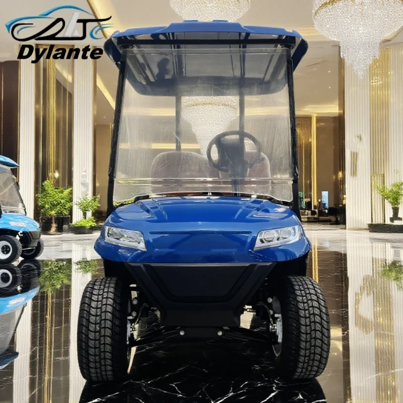 New Arrival, 48/60/72V Golf Cart, Color Changing 2 4 6 8 10 Seat Off-Road Street Legal Club Car Hunting Car Electric Golf cart