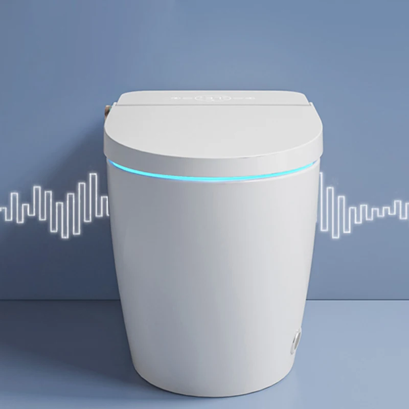 Inodoro Inteligente sin Contacto a Precio Económico, Conjunto de Inodoro Moderno con Descarga Automática, Inodoro Inteligente para Baño