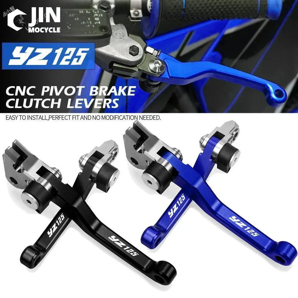 

Motocross Foldable Pivot Dirt Bike CNC Brake Clutch Levers Cable Lever Handle For YAMAHA YZ125 2008-2014 2013 2012 2011 2010