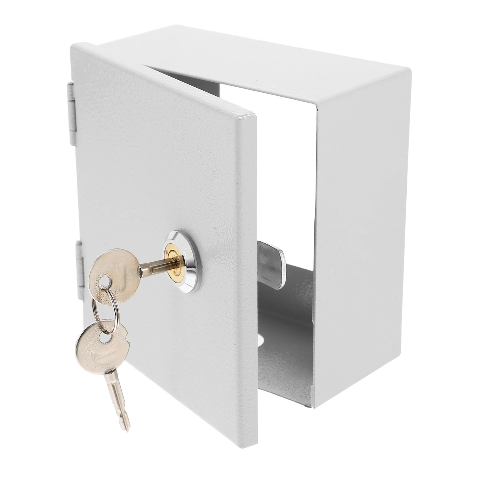 

Socket Anti-theft Box Switch and Cover Stainless Steel Protection Protective for Electrical Outlets Lockable Protector
