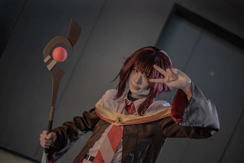 Megumin Staf Anime Kono Subarashi Sekai Ni Shukufuku Wo! F Cosplay Props Halloween Carnival Party Event Stage