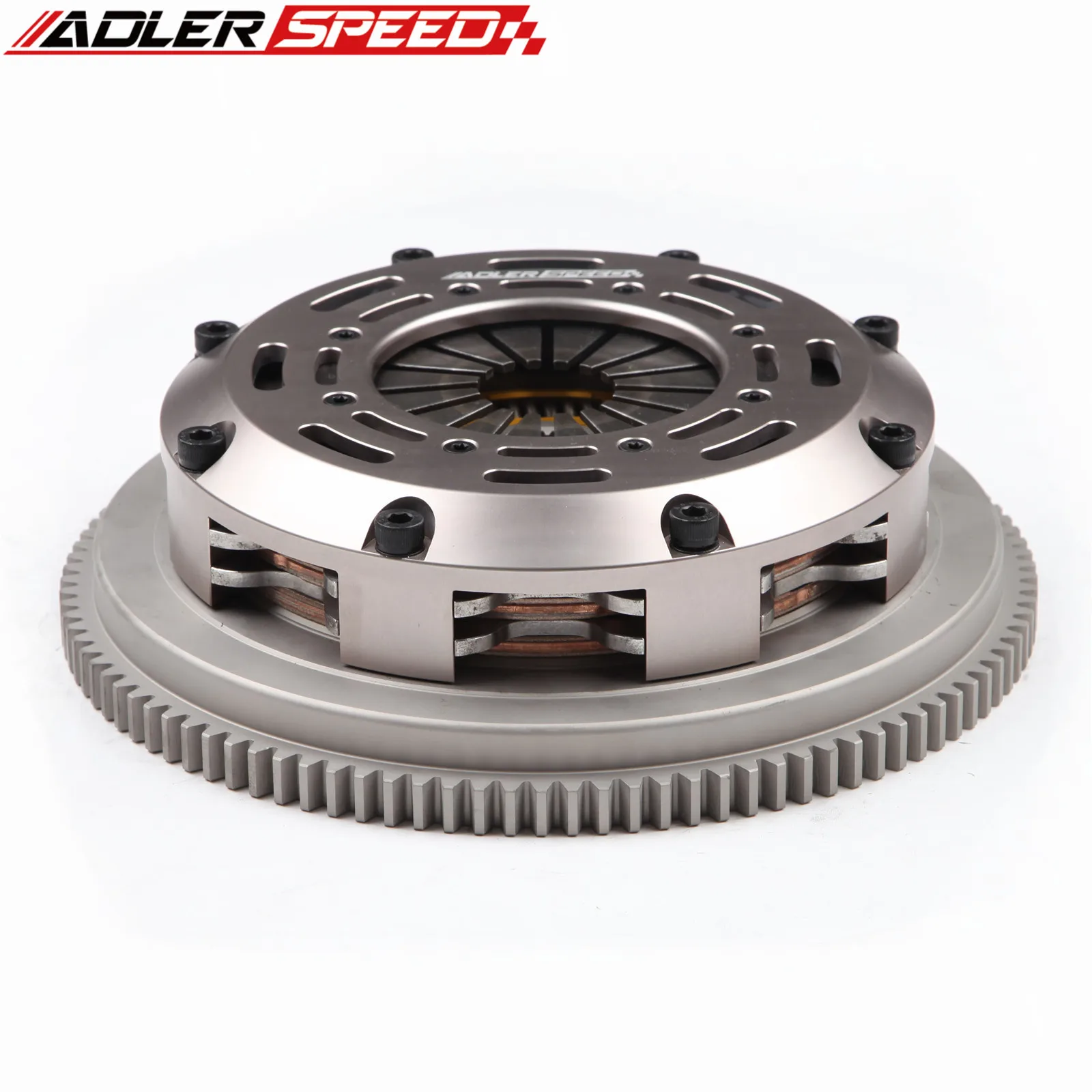 

ADLERSPEED Sprung Clutch Twin Disc Kit For Toyota Corolla /Celica GT /MR-2 Spyder /Matrix 1.8L 1ZZ-FE; 5-speed