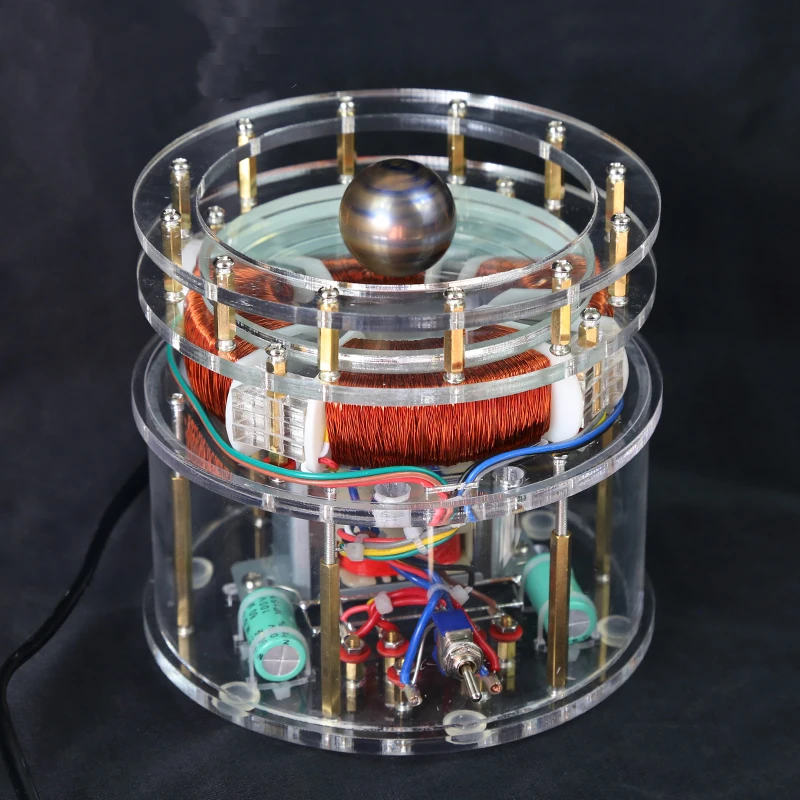 Induction motor model Tesla Columbus egg, display and explain rotating magnetic field, Teaching or lab module