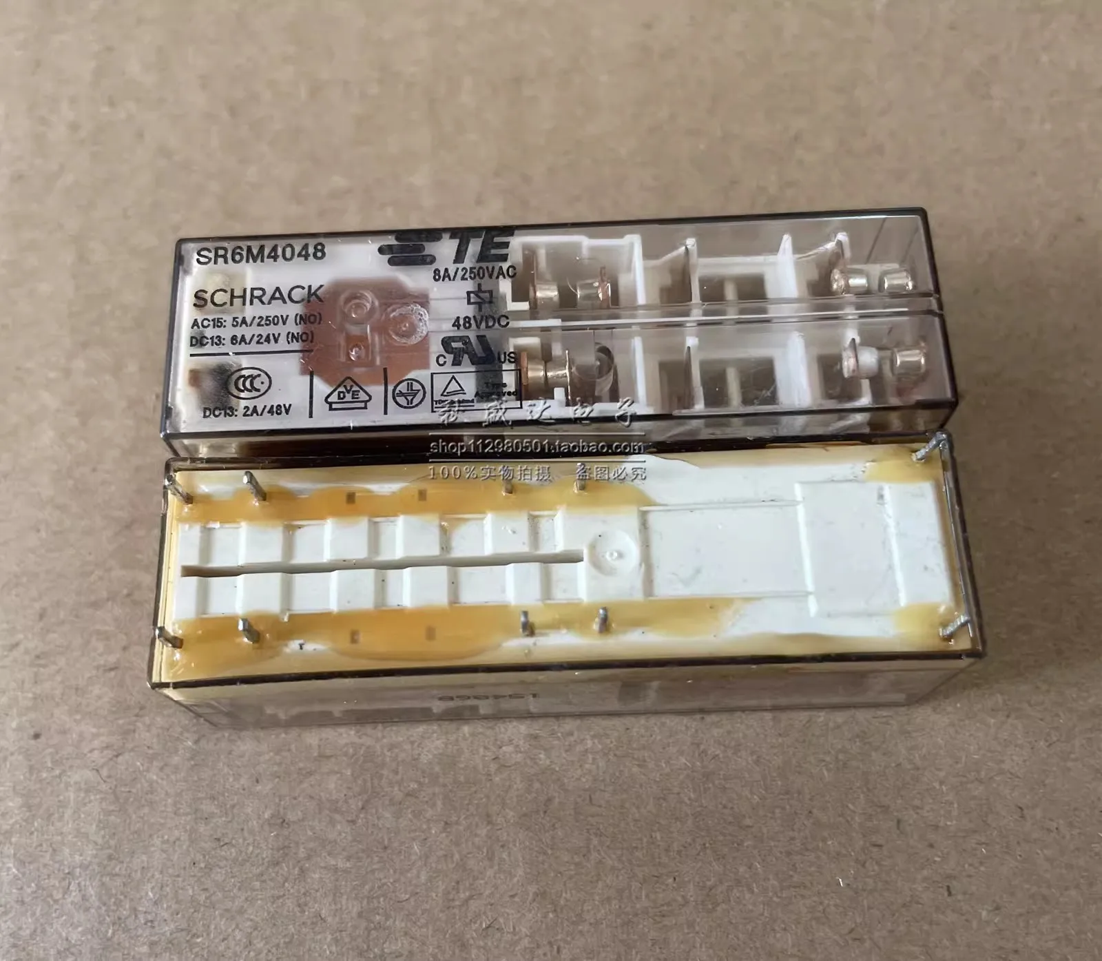(1PCS)SR6M4048 Imported Genuine Used Tested Relay 8A 48VDC 10-Pin In Stock