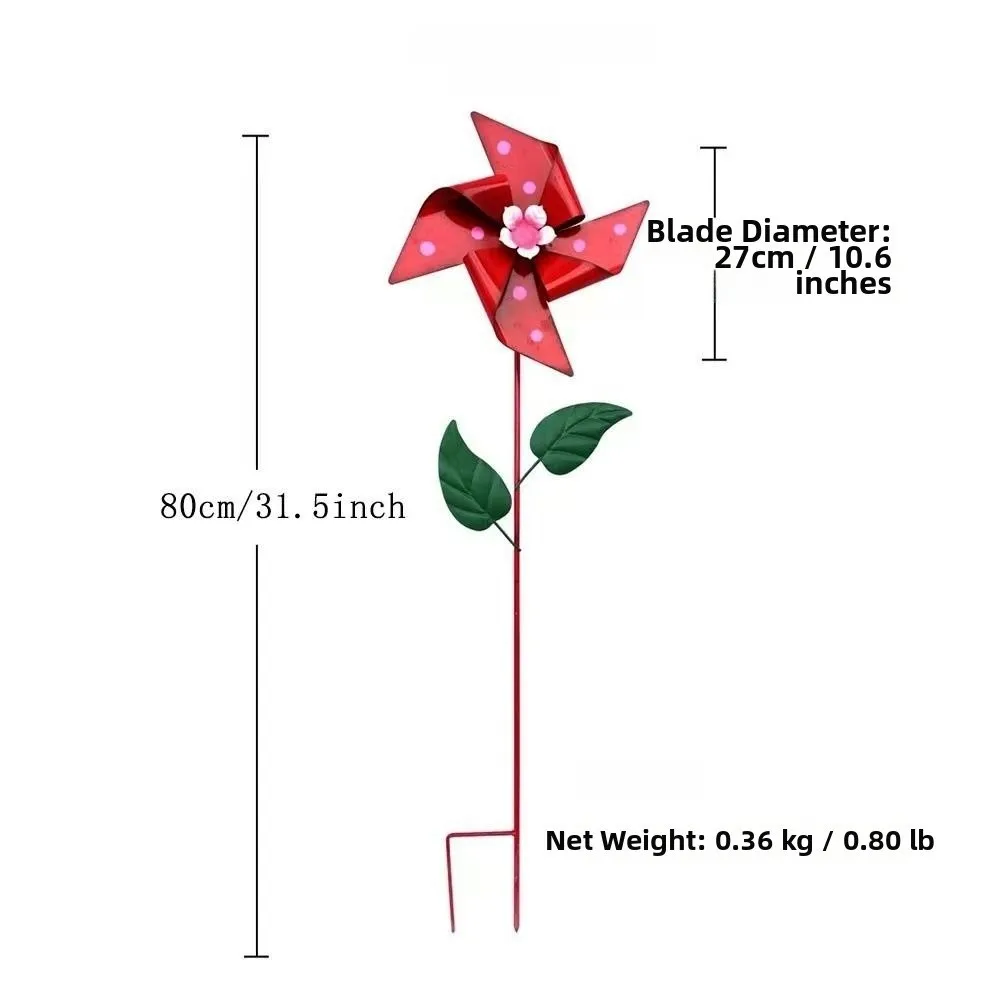 Nieuwe metalen windspinner Iron Art Nordic Multistyles Rotator Iron Inground windmolen Outdoor roterende binnenplaats windmolen