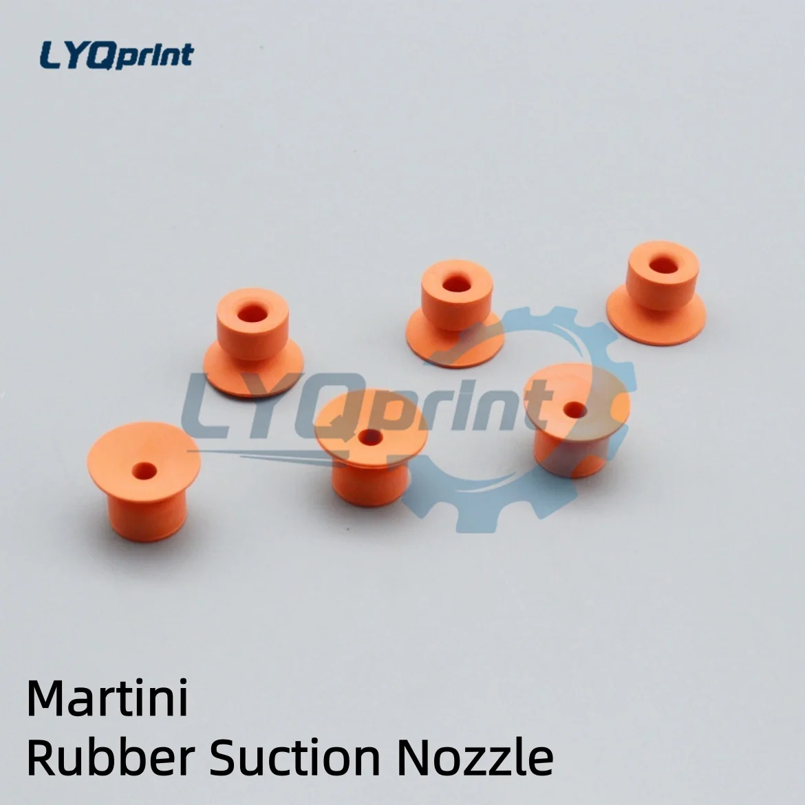 Muller Martini Printing Machine Rubber Suction Cup Nozzle 21x15x6mm 100 PCS