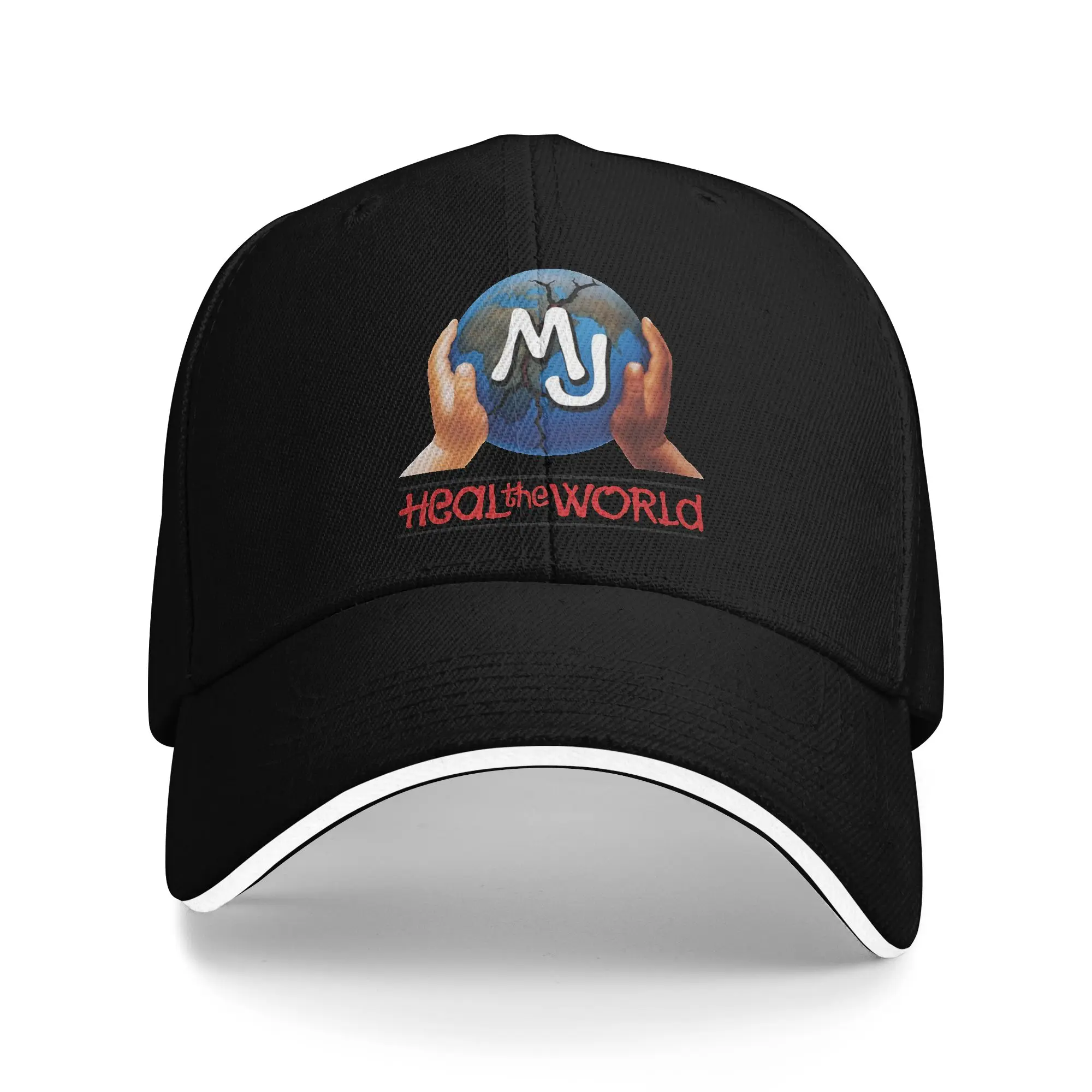 Heal The World MJ Signature michaels jacksons Cap For Men Women Stylish Baseball Cap  Trucker Hat Golf Headewear Gift